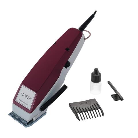 Moser 1400-0150, Professional Corded Hair Clipper, Burgandy (Pack of 1)