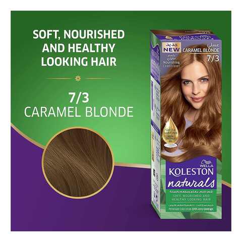 Buy Wella Koleston Naturals Permanent Hair Colour Cream Kit 7/3 Caramel  Blonde 110ml Online - Shop Beauty & Personal Care on Carrefour UAE
