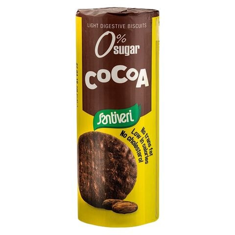 Santiveri Digestive Wholemeal Cocoa Biscuits With Dark Chocolate 200g