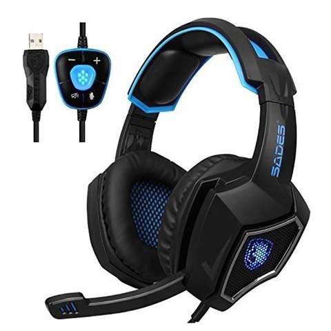 Buy SADES Playstation 4 Headset SA R9 7.1 With Microphone Black