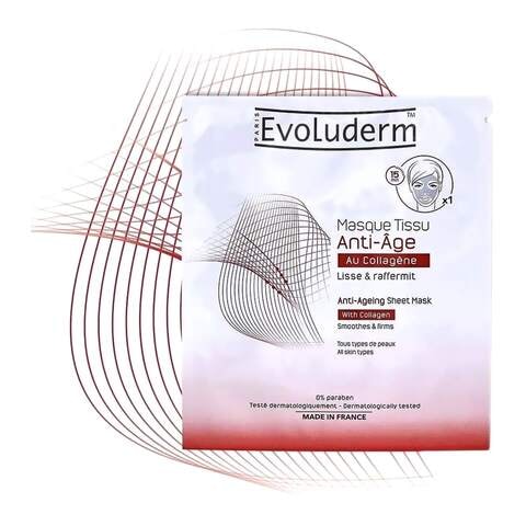 Evoluderm Anti Aging Facial Mask Sheet White 50g