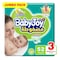 Babyjoy Compressed Diamond pad Diaper Jumbo Pack Medium Size 3 Count 52 6 - 12 KG