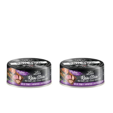 Absolute Holistic RawStew - Wild Tuna & Mountain Lobster Recipe 80g - Pack Of 2