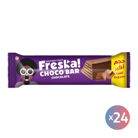 Freska Chocolate Wafer Biscuits - 25 gm - Pack of 24