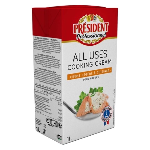 Buy President UHT Thickening And Cooking Cream 1L in UAE