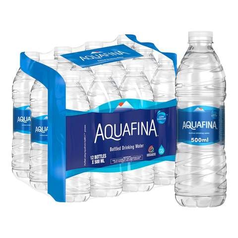 Aquafina Bottled Drinking Water 500ml Pack of 12