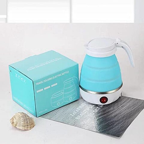 Silicone Travel Foldable Water Heater Jug Collapsible Mini Portable Electric Kettle