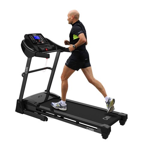 Citifit Treadmill with Nomu Smart Dispenser and Bracket Black 2.5 HP