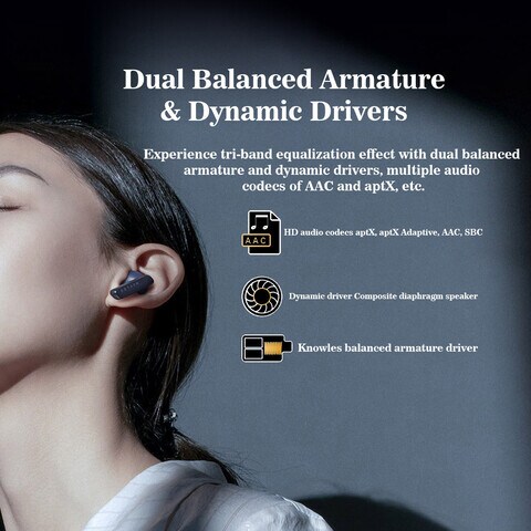 Balanced armature wireless online earbuds