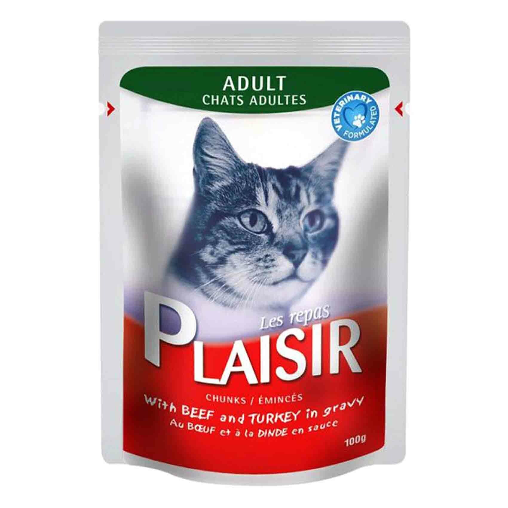 Buy Plaisir Cats Beef Turkey 100g Online Shop On Carrefour Uae