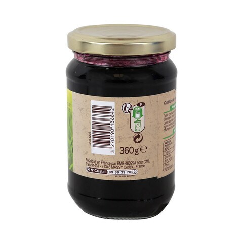 Carrefour Bio Organic Blueberry With Sugar Cane Jam 360g
