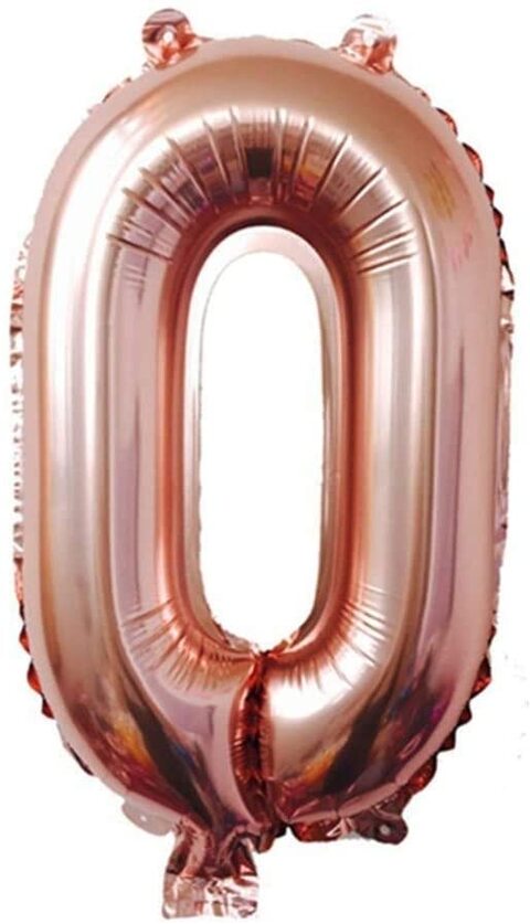 Buy Party Propz 40 Inch Rose Gold Number Foil Balloon 0 Online Shop