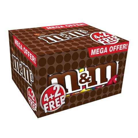 MMs Chocolate 45g Pack of 6 price in UAE | Carrefour UAE | supermarket ...