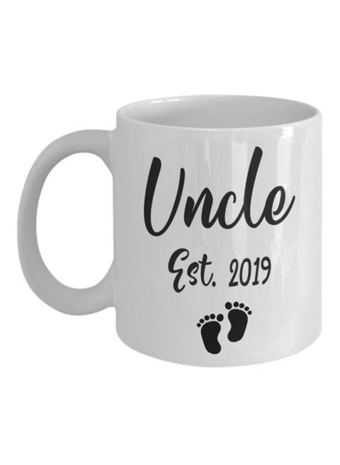 muGGyz Radical Feminist Printed Ceramic Coffee Mug White