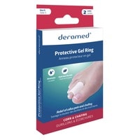 Deramed Protective Gel Ring White Size Small 2 PCS