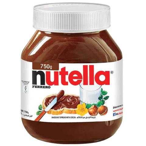 شكولاتة Nutella (نوتيلا) كريمة البندق 750 غم
