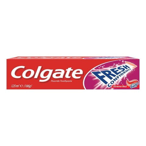 Colgate Fresh Confidence Xtreme Red Gel Toothpaste 125ml