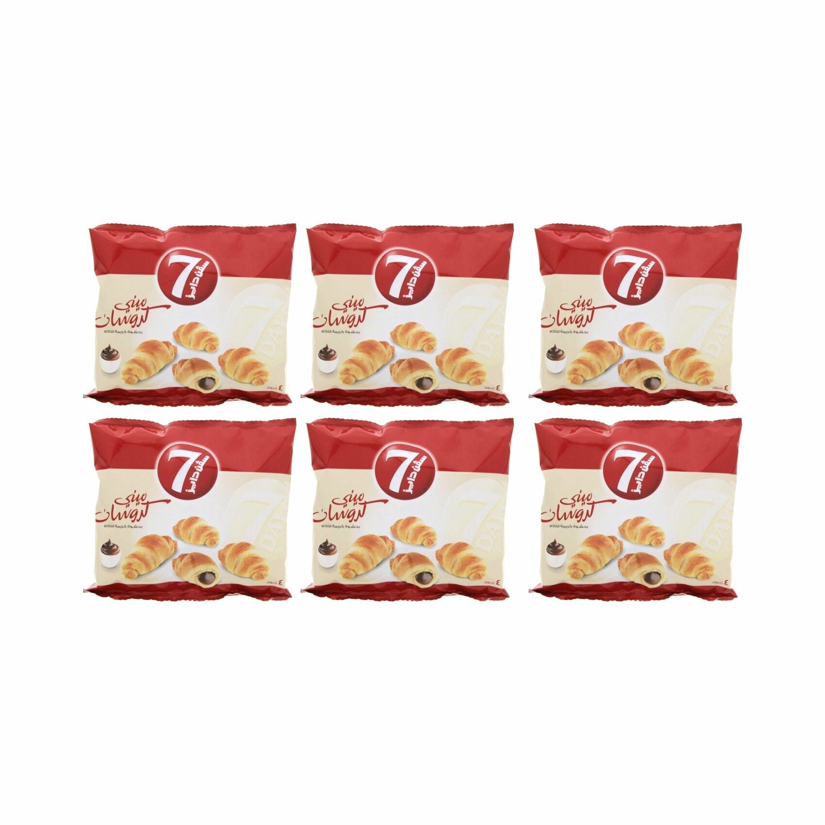 Buy 7 Days Mini Chocolate Croissant 44g x6 Online - Shop Bakery on