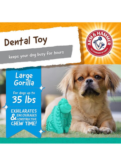 Arm & Hammer Large Gorilla Dental Dog Toy