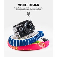 Ringke - Waterproof Float Strap, Wristband, Hand Grip, Lanyard for Camera, iPhone, Nikon, Canon, Keys and Sunglasses - Navy Stripes