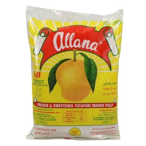 Allana Frozen Totabori Mango Pulp 1 Kg