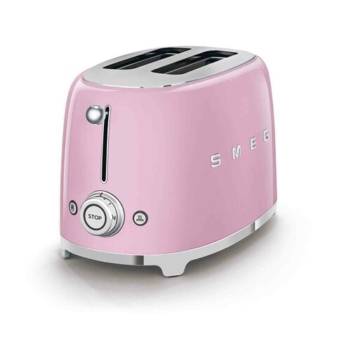Smeg 50&#39;s Style Toaster 950W TSF01PKUK Pink