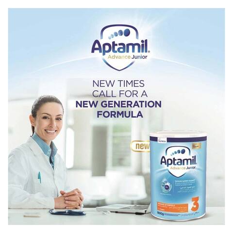 Aptamil Advance Junior Next Generation Growing Up Formula Milk Powder Stage 3 1-3 Year 1.6kg