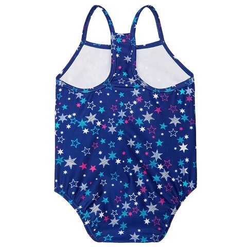 Buy Speedo Girls Swimsuits One-Piece set,dark blue (navy stars / blue ...