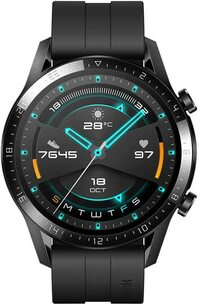 Huawei Smart Watch GT 2 Matte Black With Flouroelastomer Black Strap