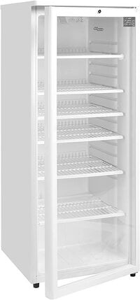 Super General 275L Gross &amp; 248L Net Capacity, Single-Door Chiller, Upright Beverage-Showcase, Energy-Saving, Low-Noise, White, SGSC256, 55 X 57 X 144 cm, 1 Year Warranty (Installation Not Included)