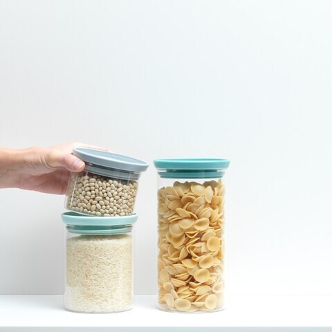 Brabantia stackable sale glass jar