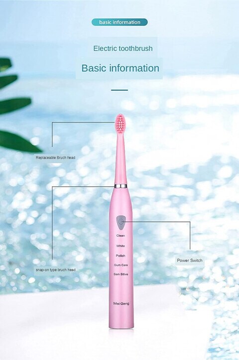 Buy Nstar Electric Toothbrush Adult Replaceable Toothbrush Head IPX7 