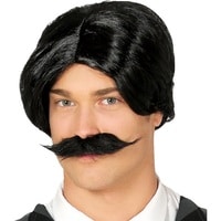 Spooky Family Dad Wig &amp; Moustache