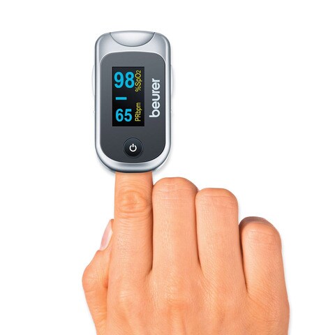 بيورير جهاز قياس التأكسج ، يقيس معدل ضربات القلب ، تشبع الأكسجين الشرياني ، PO40