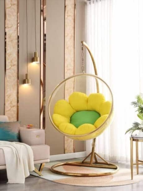 Oval deals swing chair