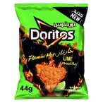 اشتري Doritos Flamin Hot Lime Flavored Tortilla Chips 44g في الامارات