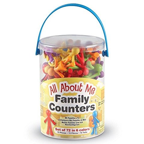 Set 72 NEW Learning Resources All About Me Family Counters 