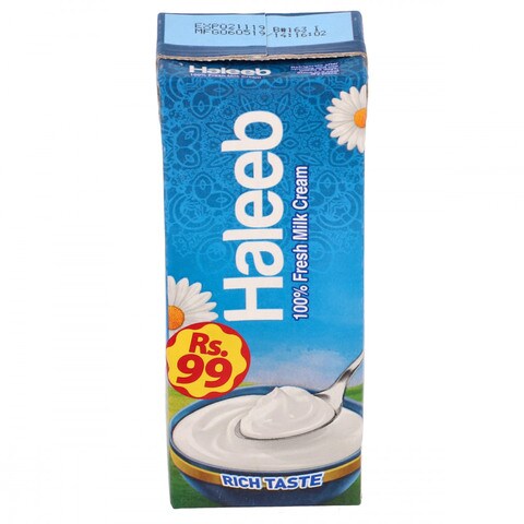 Haleeb 100 Percent Fresh Milk Cream 200 ml