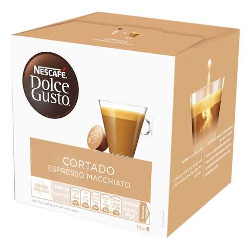 Nescafe Dolce Gusto Espresso Macchiato Cortado Coffee 16 Capsules