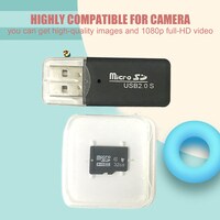 Generic-32G memory card + card reader + card pin 32G SD Card Card Reader Card Tray Pin Memory Card for Kids Camera