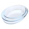 Oval Glass Bakeware Set 1.6L x Pack of 2