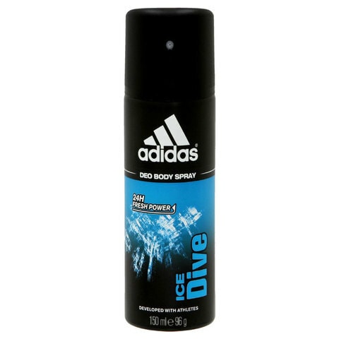 Adidas Ice Dive Fresh And Tonic Deodorant Body Spray Black 150ml