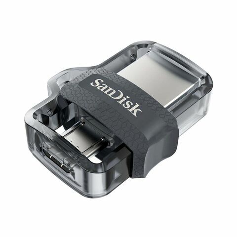 SanDisk Ultra OTG Enabled Dual Flash Drive 256GB Grey