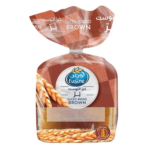 Buy Lusine Sliced Brown Bread 275g in Saudi Arabia