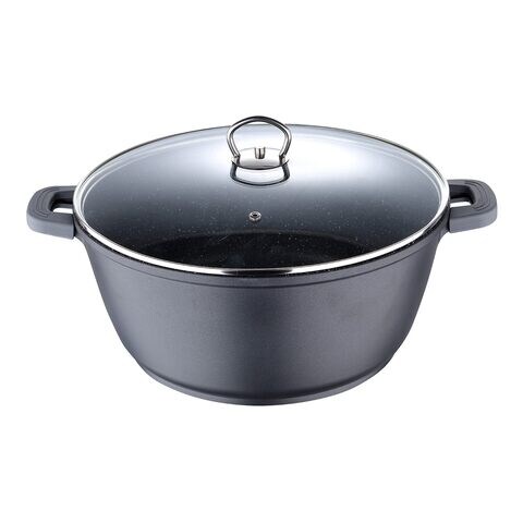 Bergner Novum Casserole With Lid Grey 44cm