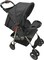 Moon Bezik One Hand Fold Travel Stroller/Pram Suitable For Newborn/Infant/Baby/Kids With Dual Tray, Leg Rest, Multi-Postion Reclining Seat Suitable For 0 Months+ (Upto 24 Kg), Black + Grey Dots