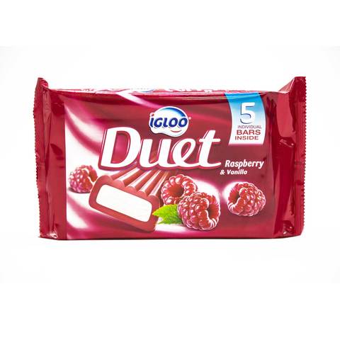 إيجلو دويت حلوى مجمدة بطعم التوت والفانيليا 5 عبوات 65 مل