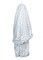 City Rose Muslim Islamic Pray Set Girl&#39;s khimar 2 Pieces Sets Soft Prayer Dress Hijab Abaya Suit White Floral Purple ( 5-6 Years )