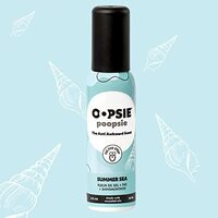 Aromar Oopsie Poopsie Pre-Poo Toilet Spray, Discreet &amp; Portable Original Odor Deodorizer Scents. 2Oz Bottle - Summer Sea
