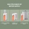 JMEY M2 Plus Portable Water Heater Dispenser With 16 Speed Temperature Control 3 Second Quick Heat Drinking Fountain 1.2L Water Tank For Home/Office/Outdoor - Orange
